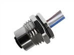 M12 Femmina Tipo a saldare Fissaggio anteriore A-Codifica 4PIN M16*1,5 Cavo 0,5 M