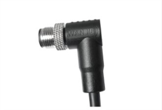 Cavo M12 maschio angolato non schermato A-codifica 12PIN PUR 2,0 M M12*1,0