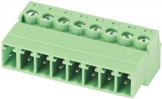 Connettore femmina-maschio ad angolo retto da 3,81 mm con vite
