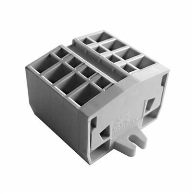 Morsettiera con gabbia a molla a doppia fila 2,5MM2